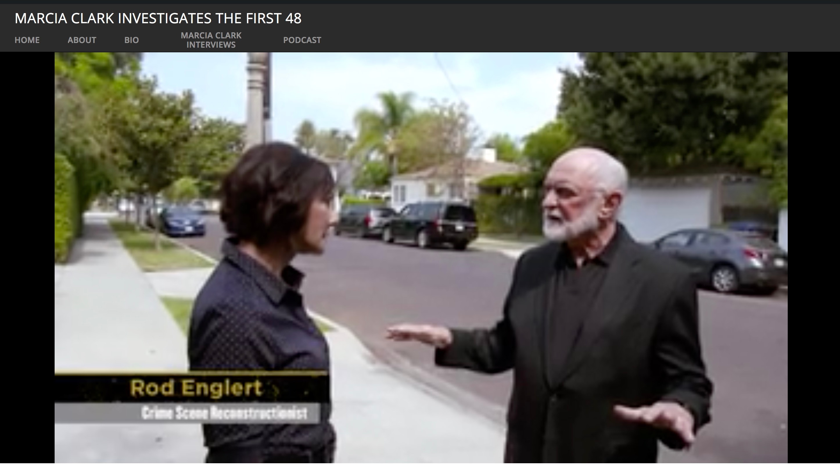 Marcia Clark Interviews Rod in A&E's THE FIRST 48